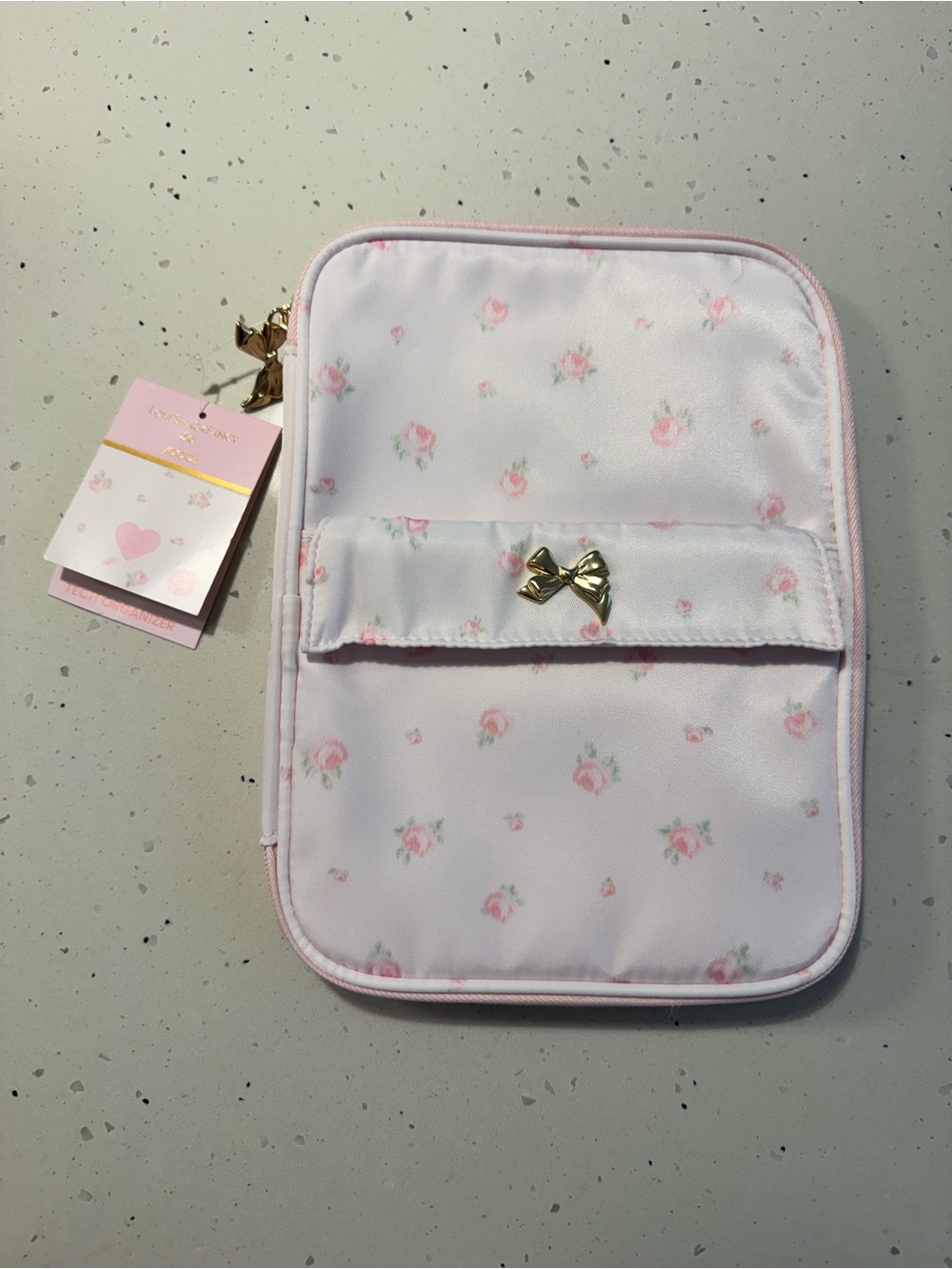 Loveshackfancy x yoobi Tech Organizer - Blooming Heirloom